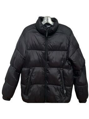 Pull&Bear Men’s Black Puffer Jacket